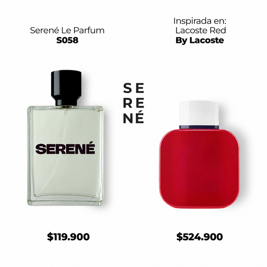 Serené Le Parfum S058 - Inspirada en Lacoste Red por Lacoste