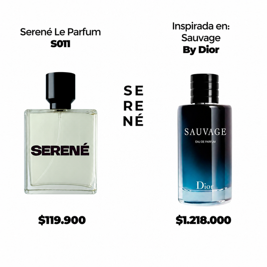 Serené Le Parfum S011 Inspirada en Sauvage Dior By Christian Dior