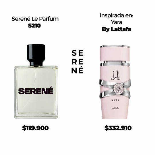 Serené Le Parfum S210 Inspirada en Yara Femenina By Lataffa
