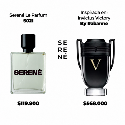 Serené Le Parfum S021 Inspirada en Invictus Victory By Paco Rabanne