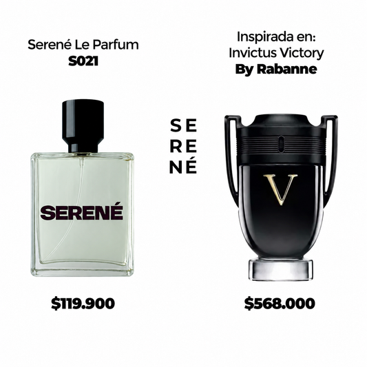 Serené Le Parfum S021 Inspirada en Invictus Victory By Paco Rabanne