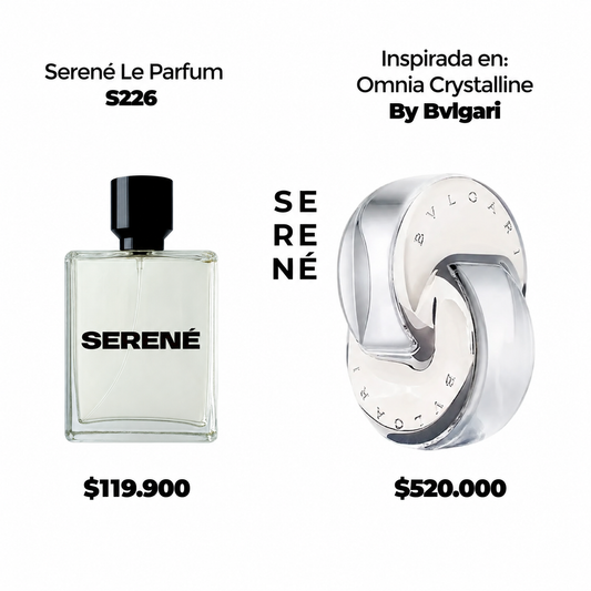 Serené Le Parfum S226 Inspirada en Omnia Cristalline