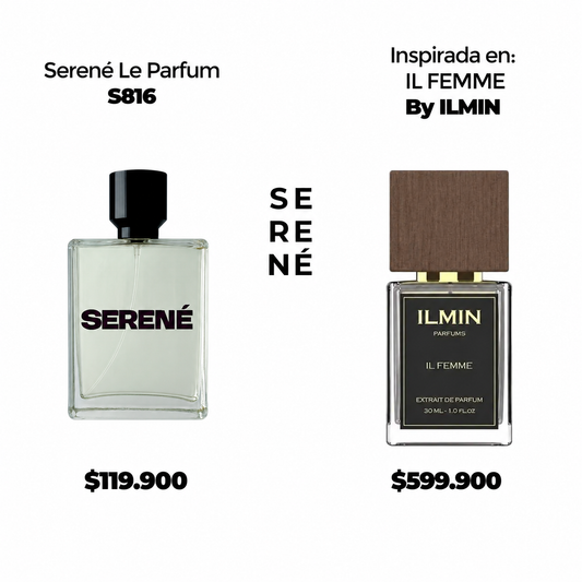Serené Le Parfum S816 Inspirada en Il Femme By Ilmin
