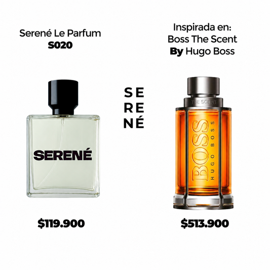 Serené Le Parfum S020 Inspirada en The Scent For Men By Hugo Boss