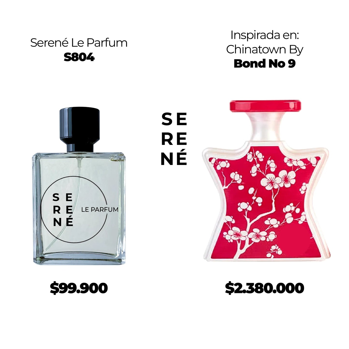 Serené S804 Inspirada en Chinatown By Bleecker Street (Kit 50 ML)