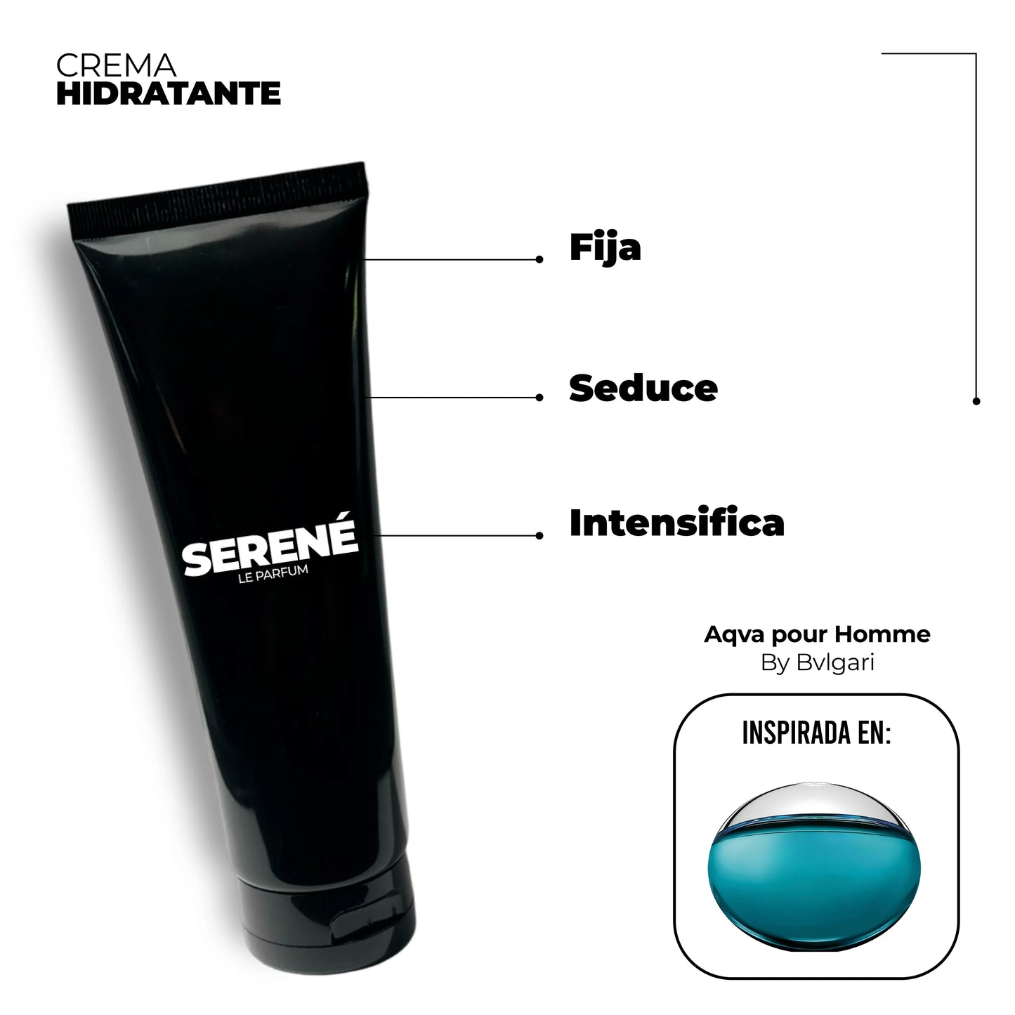 Crema Hidratante Serené C053 Inspirada en Aqva pour Homme By Bvlgari