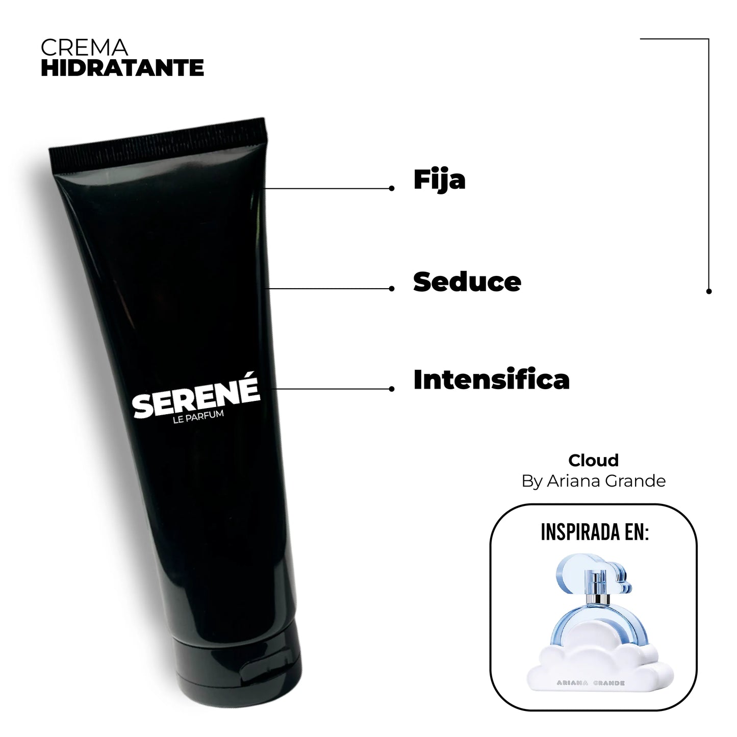 Crema Hidratante Serené C239 Inspirada en Cloud By Ariana Grande