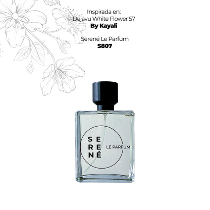 Serené S807 Inspirada en Dejavu White Flower 57 By Kayali (Kit 50 ML)