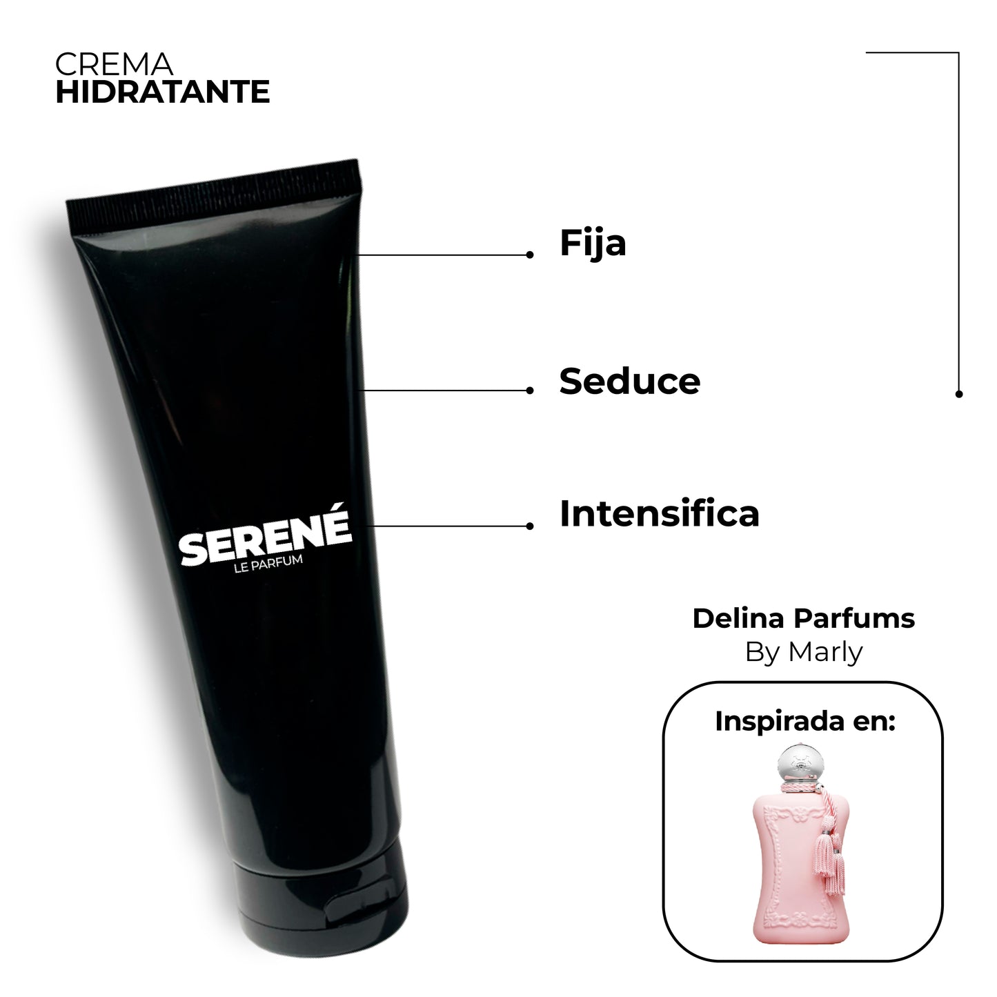 Crema Hidratante Serené C205 Inspirada en Delina Parfums By Marly