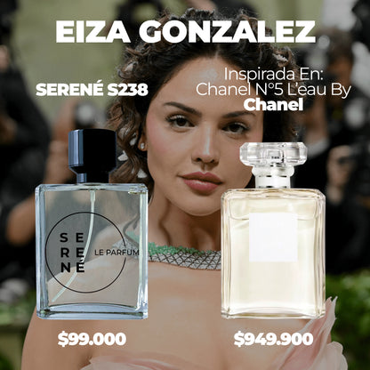 Serené S238 Inspirada en No. 5 L’Eau By Chanel (Eliza Gonzalez)