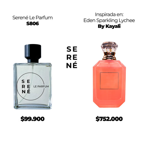 Serené S806 Inspirada en Eden Sparkling Lycheе By Kayali