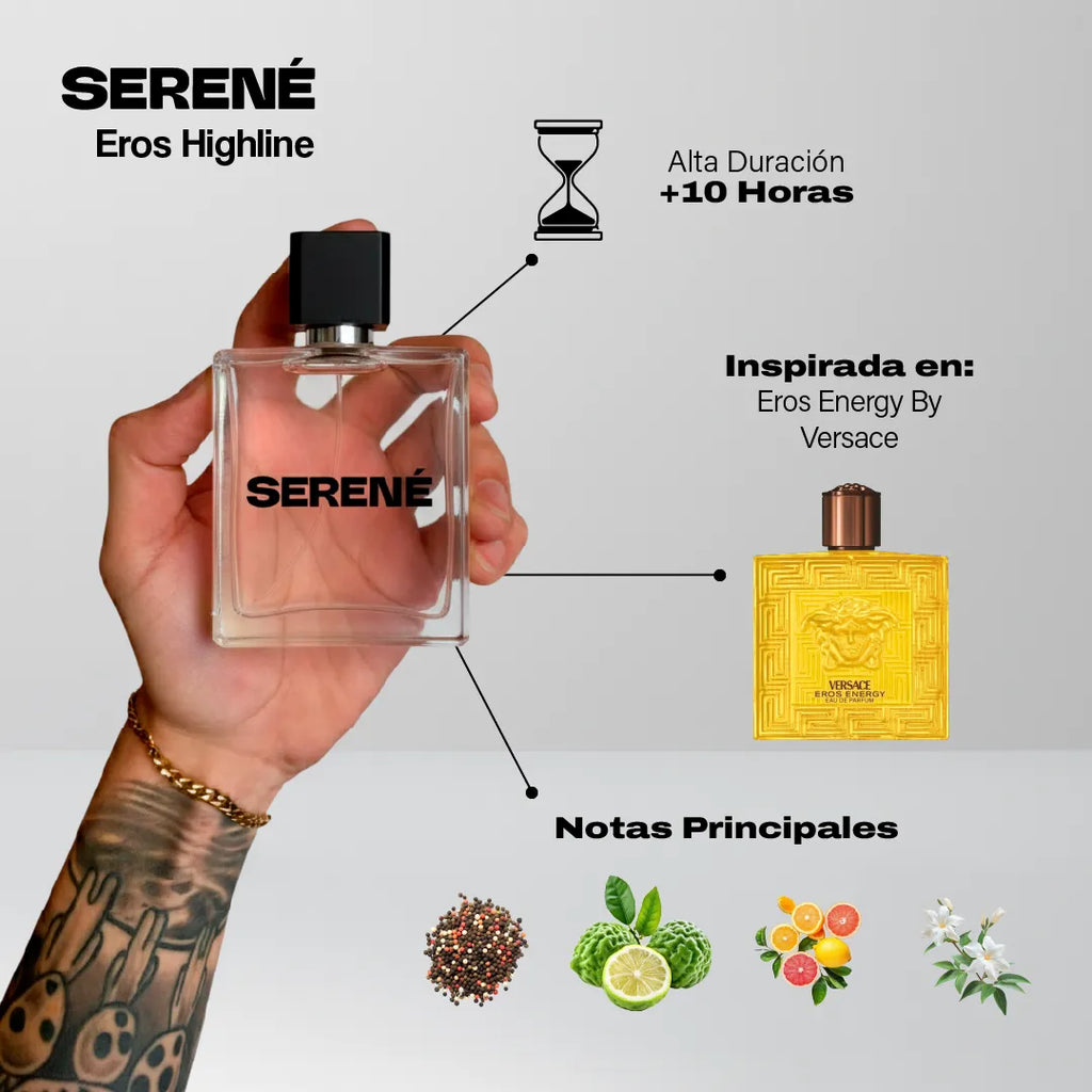 Serené Le Parfum S098 Inspirada en Eros Energy By Versace — vista 2