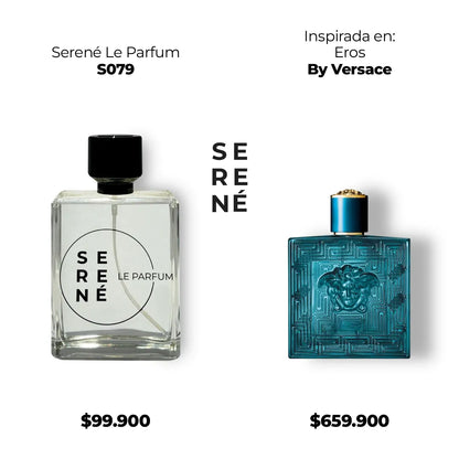 Serené Le Parfum S079 - Inspirada en Eros por Versace (Promo 100ML X 3)