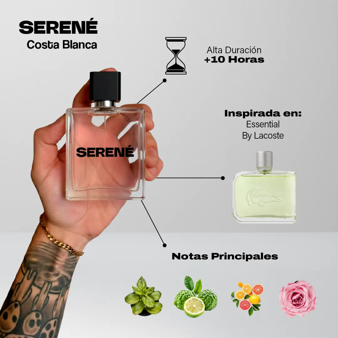 Serené Le Parfum S078 - Inspirada en Essential por Lacoste