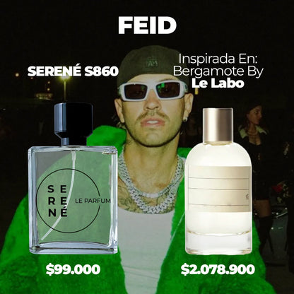 Serené S860 Inspirada en Bergamote By Le Labo (Feid)
