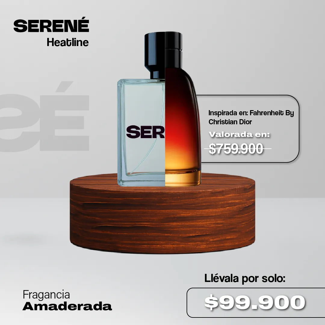 Serené Le Parfum S081- Inspirada en Fahrenheit por Christian Dior