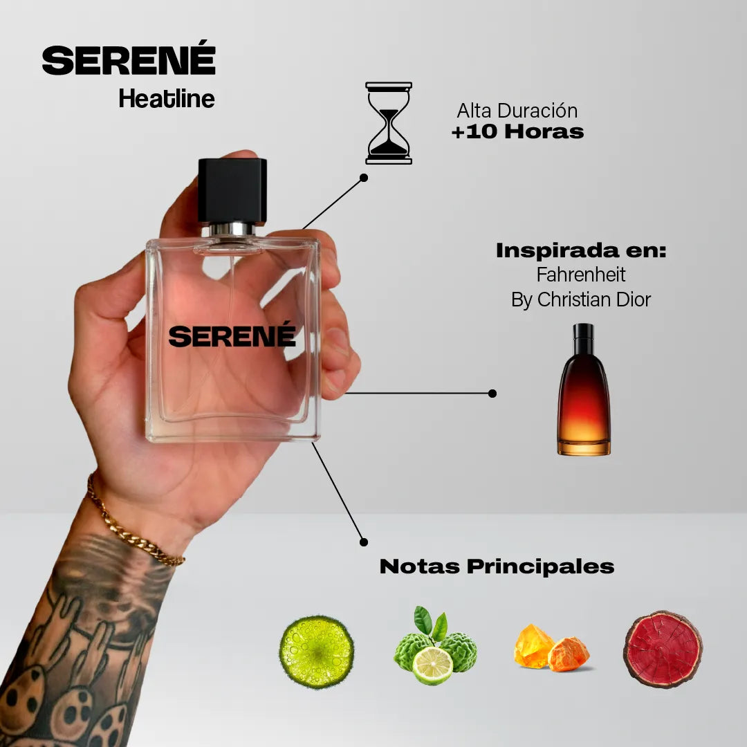 Serené Le Parfum S081- Inspirada en Fahrenheit por Christian Dior