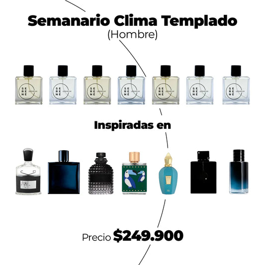 Semanario Clima Templado (Hombre)