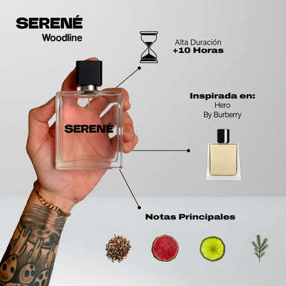 Serené Le Parfum S083 - Inspirada en Hero By Burberry