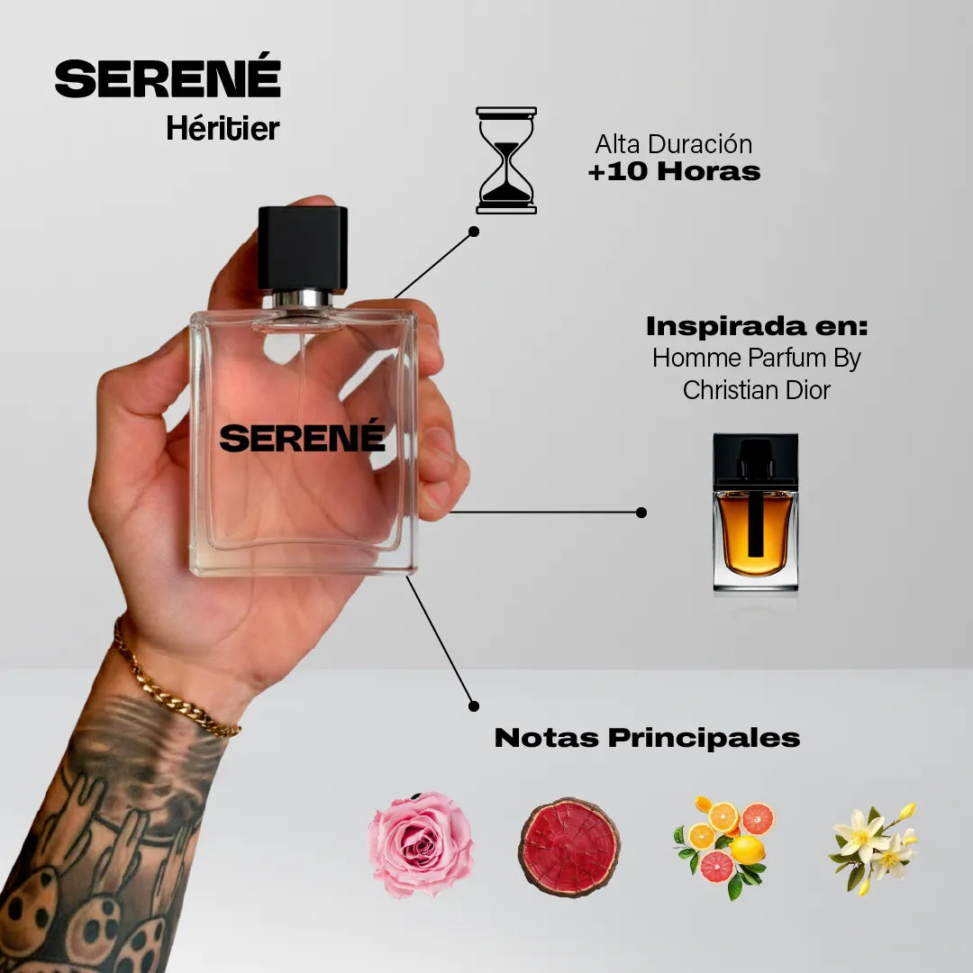 Serené S070 Inspirada en Homme Parfum By Dior