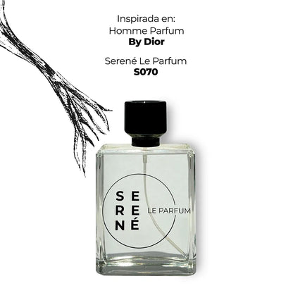 Serené S070 Inspirada en Homme Parfum By Dior (Kit 50 ml)