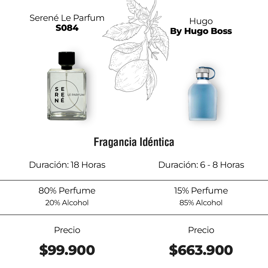 Serené Le Parfum S084 - Inspirada en Hugo por Hugo Boss