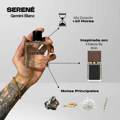 Serené Le Parfum S814 Inspirada en Il Kakuno By Ilmin (Kit 50 ML)