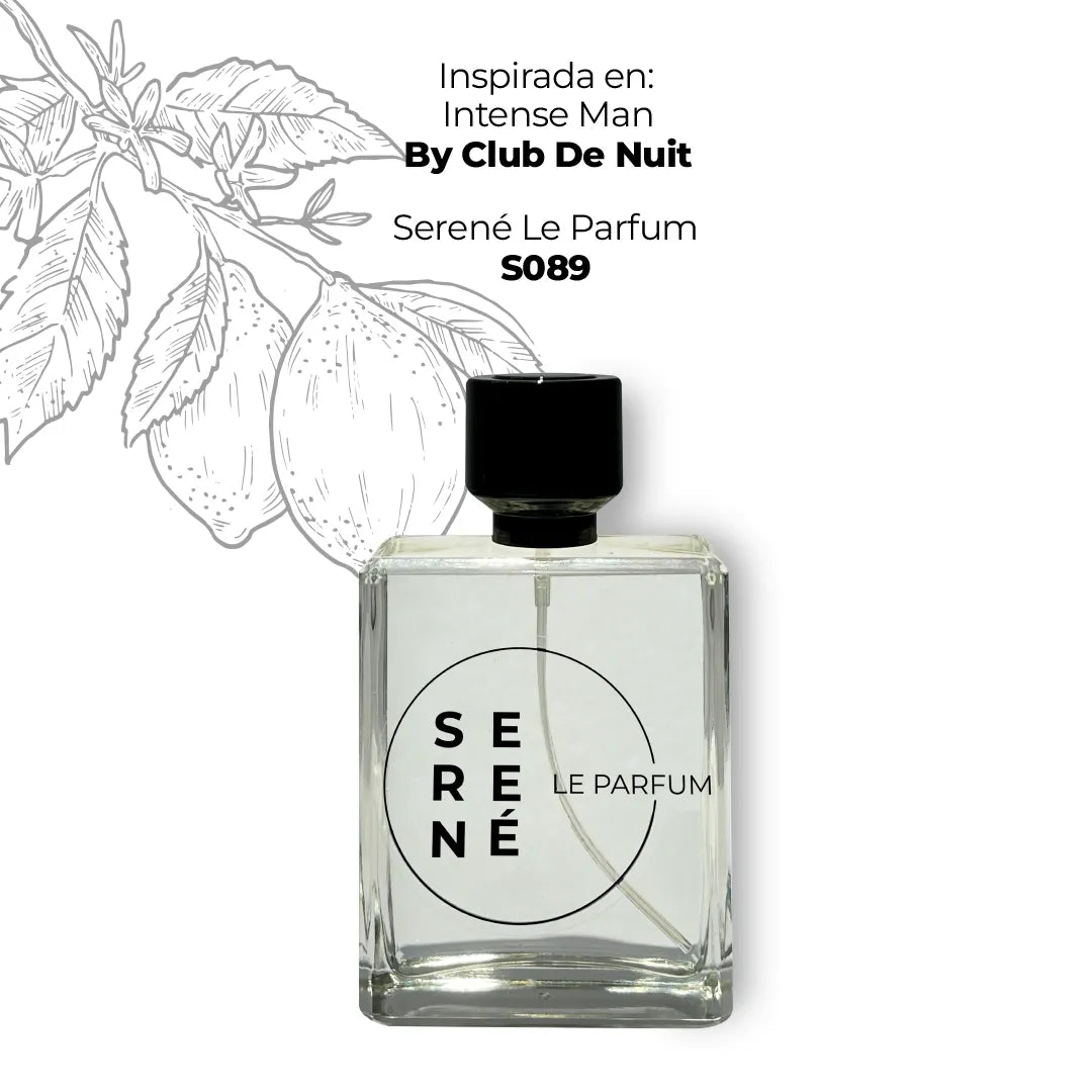 Serené Le Parfum S089 Inspirada en Intense Man 50 ml (La Bestia Negra) By Club De Nuit (Kit 50 ml)