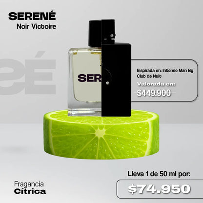 Serené Le Parfum S089 Inspirada en Intense Man 50 ml (La Bestia Negra) By Club De Nuit (Kit 50 ml)