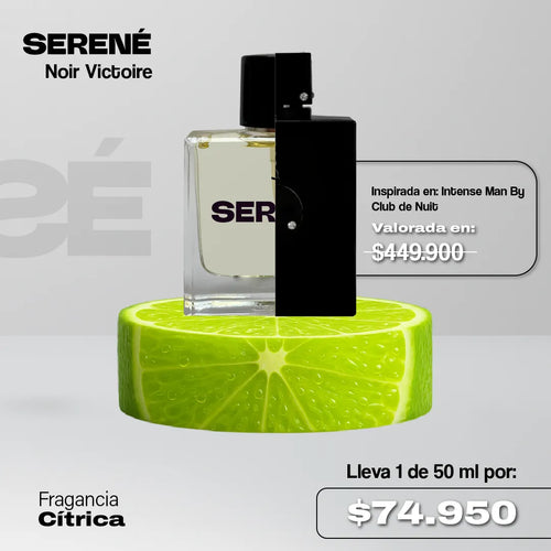 Serené Le Parfum S089 Inspirada en Intense Man 50 ml (La Bestia Negra) By Club De Nuit (Kit 50 ml)
