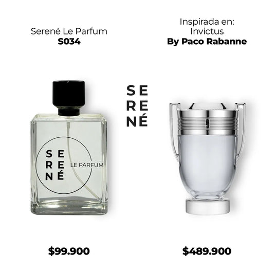 Serené Le Parfum S034 - inspirada en Invictus por Paco Rabanne