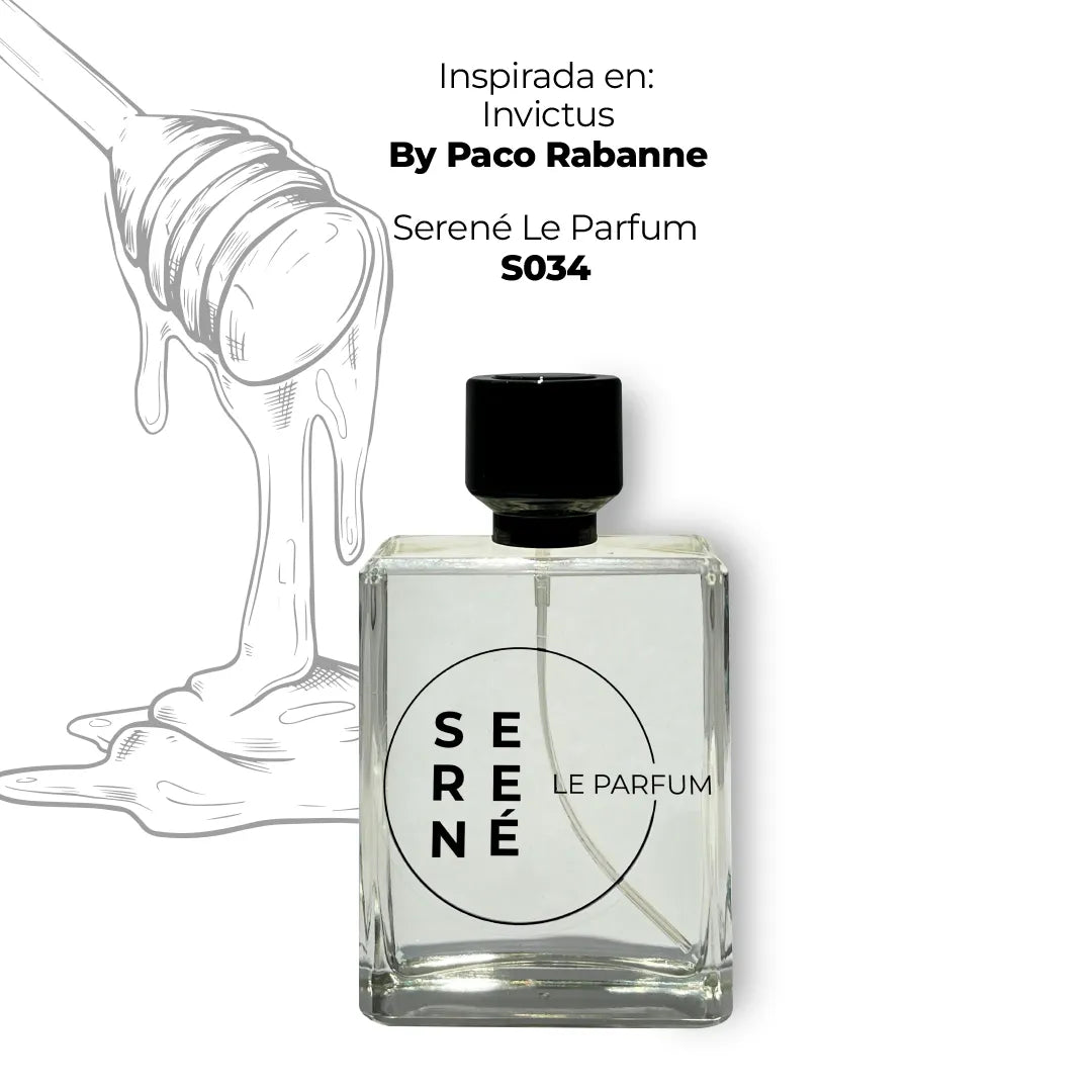 Serené Le Parfum S034 - inspirada en Invictus por Paco Rabanne (Kit 50 ml)