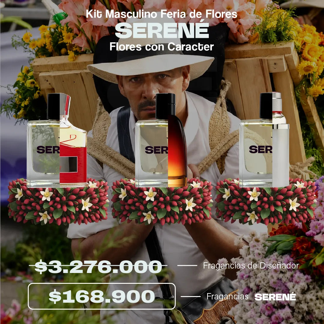 Kit Hombre Serené Flores con Carácter (Edición Feria de las Flores)