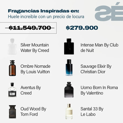 Kit Favoritos Serené x 8: Hombre