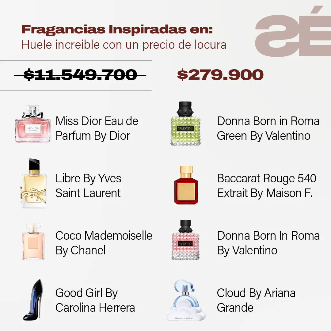 Kit Favoritos Serené x 8: Mujer
