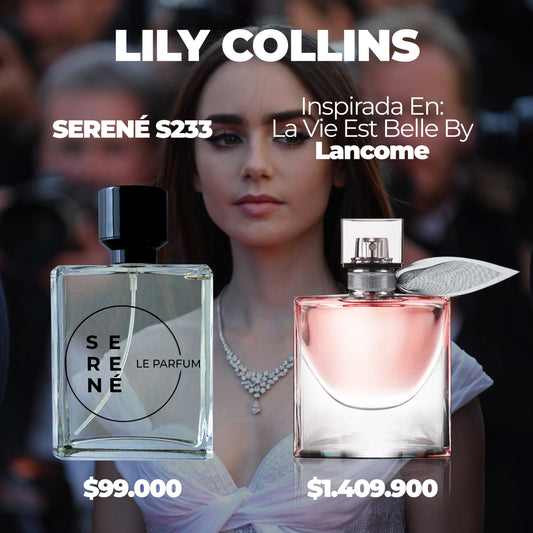 Serené Le Parfum S233 - Inspirada en La Vie Est Belle por Lancome (Lily Collins)