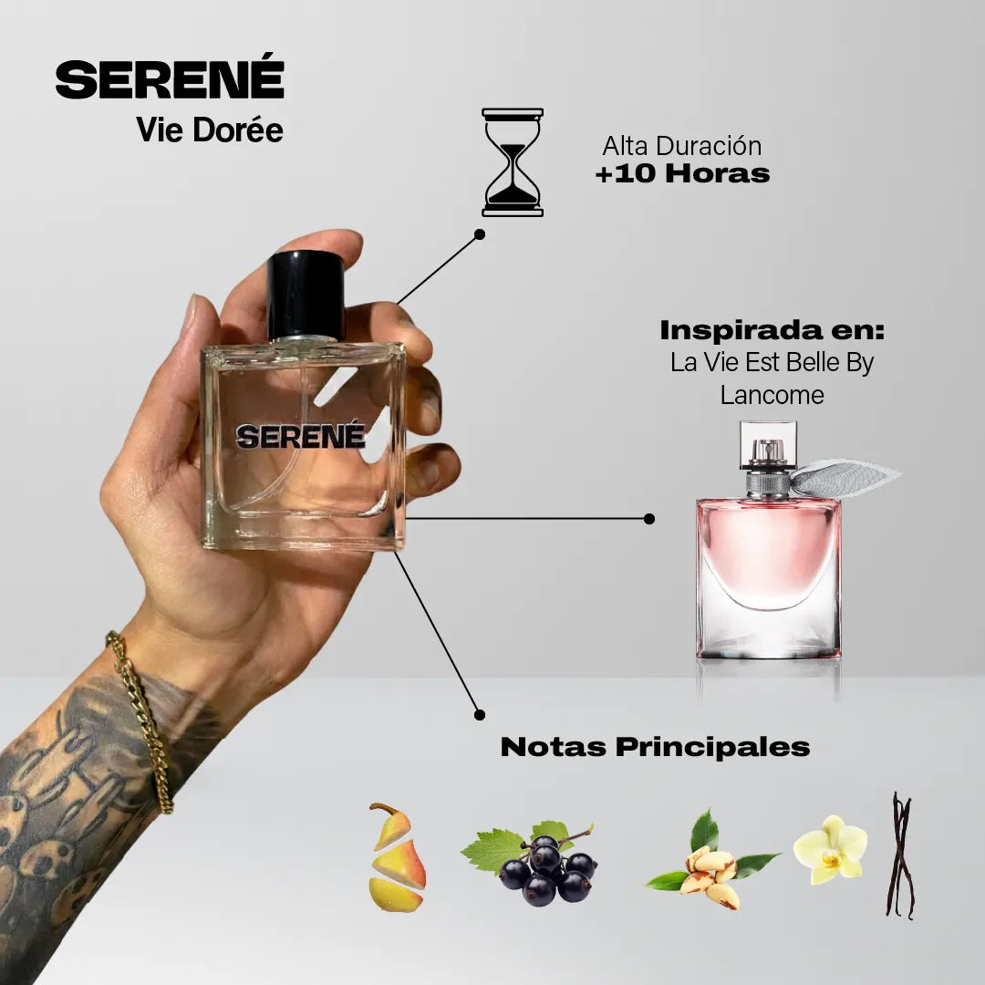 Serené Le Parfum S233 - Inspirada en La Vie Est Belle por Lancome (Kit 50 ml)