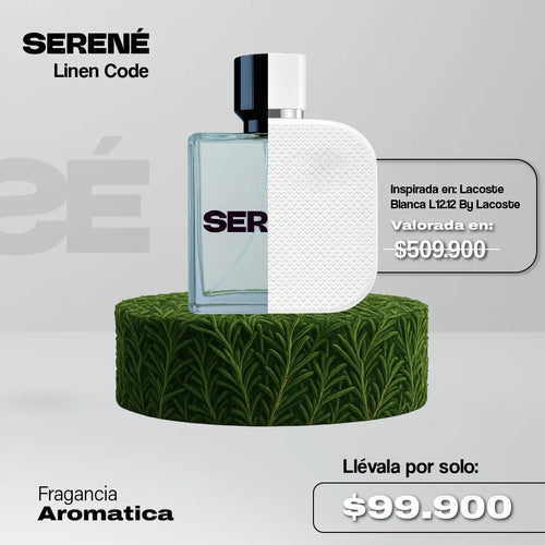 Serené Le Parfum S057 - Inspirada en Lacoste Blanca L12.12 por LaCoste - 30 ml