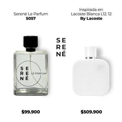 Serené Le Parfum S057 - Inspirada en Lacoste Blanca L12.12 por LaCoste