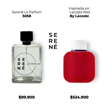 Serené Le Parfum S058 - Inspirada en Lacoste Red por Lacoste