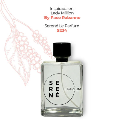 Serené Le Parfum S234 - Inspirada en Lady Million por Paco Rabanne (Kit 50 ml)