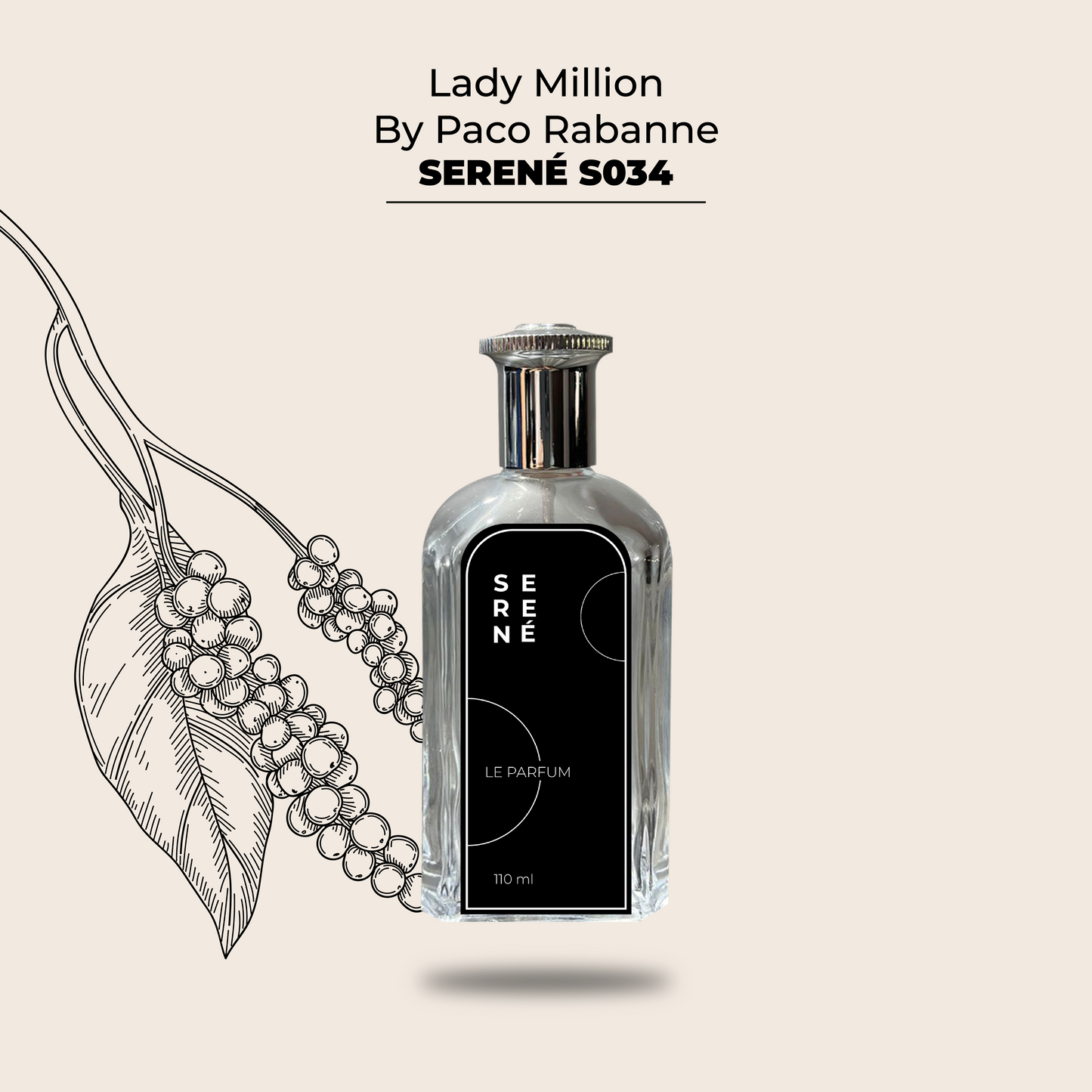 Serené Le Parfum S234 - Inspirada en Lady Million por Paco Rabanne
