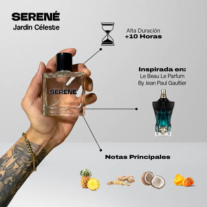 Serené Le Parfum S029 Inspirada en Le Beau Le Parfum By Jean Paul Gaultier (Kit 50 ML)