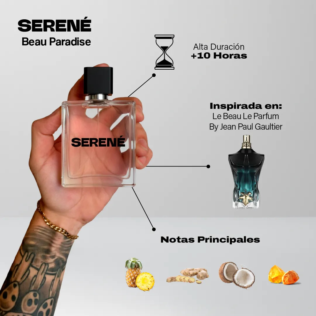 Serené Le Parfum S029 Inspirada en Le Beau Le Parfum By Jean Paul Gaultier