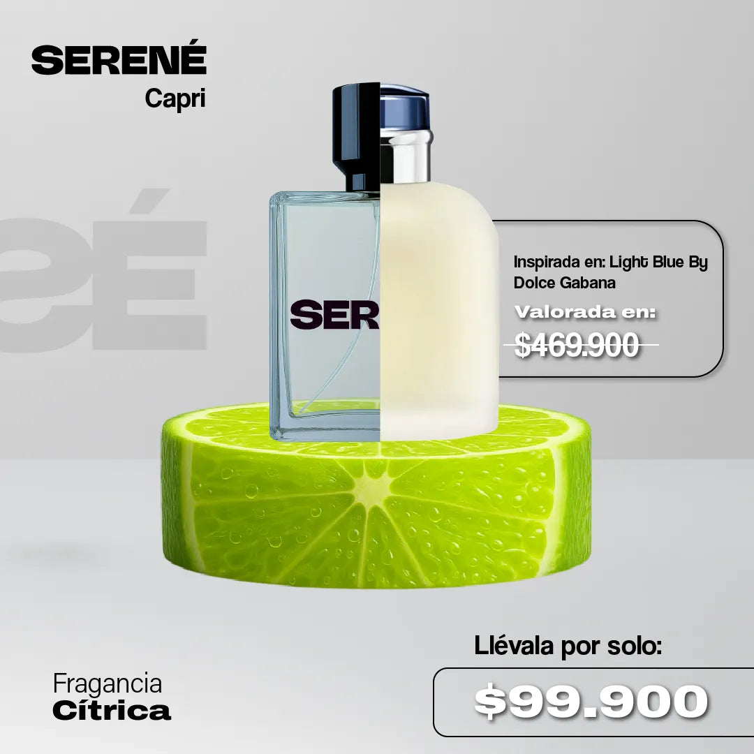 Serené Le Parfum S076 - Inspirada en Dolce & Gabana Light Blue por D&G