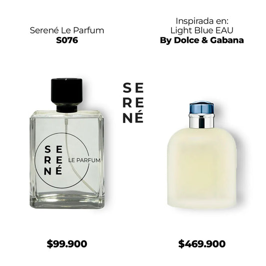 Serené Le Parfum S076 - Inspirada en Dolce & Gabana Light Blue por D&G