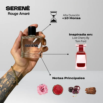 Serené S838 Inspirada en Lost Cherry By Tom Ford (Kit 50 ml)