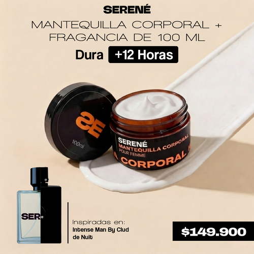 Mantequilla + Fragancia de 100 ml Inspiradas en Intense Man By Club de Nuit