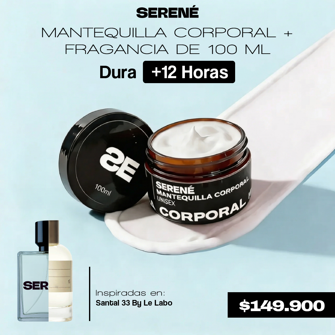 Mantequilla + Fragancia de 100 ml Inspiradas en Santal 33 By Le Labo