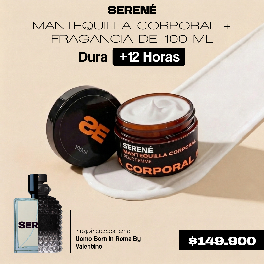 Mantequilla + Fragancia de 100 ml Inspiradas en Uomo Born in Roma By Valentino
